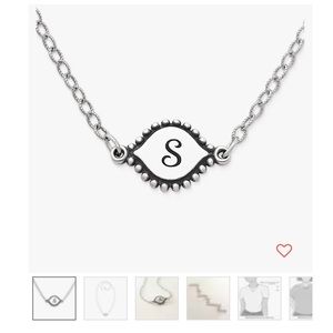 James Avery S Necklace w/ Box